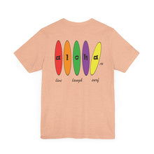 Load image into Gallery viewer, Unisex Tee: Aloha Boards_Back Print
