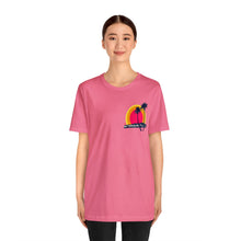 Load image into Gallery viewer, Unisex Tee: DH Palms Triple Sunset_Front &amp; Back Print
