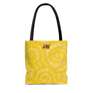 Diamond Head Palms Comic Tote_Gold