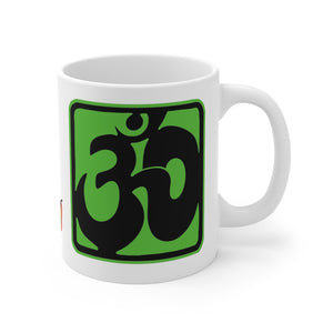 Om Mug Green