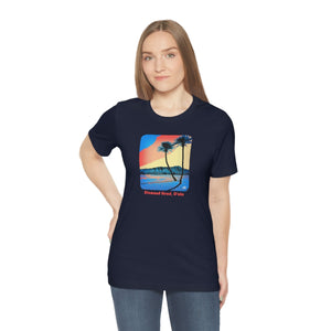 Unisex Tee: Diamond Head Palms Comic