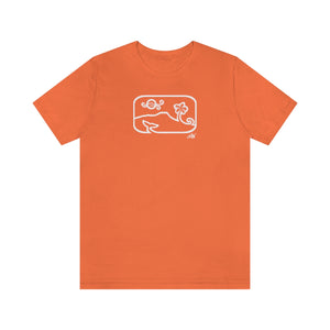 Unisex Tee: Diamond Head Dancing Whale