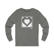 Load image into Gallery viewer, Unisex Long Sleeve Tee: Hearts_Front Print
