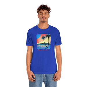 Unisex Tee: Diamond Head Palms Comic