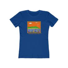 Load image into Gallery viewer, Women&#39;s Tee: Diamond Head Ocean Life
