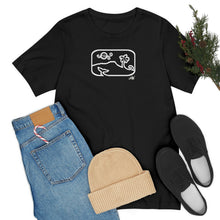 Load image into Gallery viewer, Unisex Tee: Diamond Head Dancing Whale
