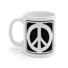 Load image into Gallery viewer, Peace Mug B&amp;W
