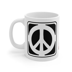 Peace Mug B&W