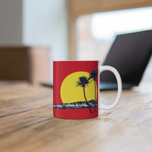 Load image into Gallery viewer, Diamond Head Palms Sunset_Crimson
