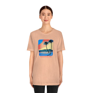 Unisex Tee: Diamond Head Palms Comic