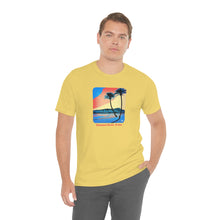 Load image into Gallery viewer, Unisex Tee: Diamond Head Palms Comic
