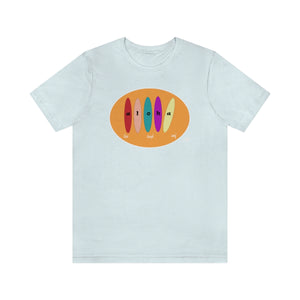 Unisex Tee: Aloha Boards_Encircled