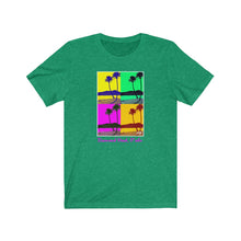 Load image into Gallery viewer, Unisex Tee: Diamond Head Palms PopArt
