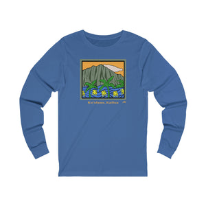 Unisex Long Sleeve Tee: Koolau Morning_Front Print