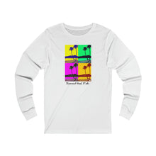 Load image into Gallery viewer, Unisex Long Sleeve Tee: DH Palms PopArt_Front Print
