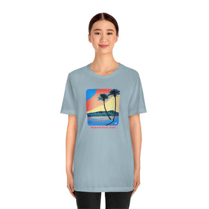 Unisex Tee: Diamond Head Palms Comic