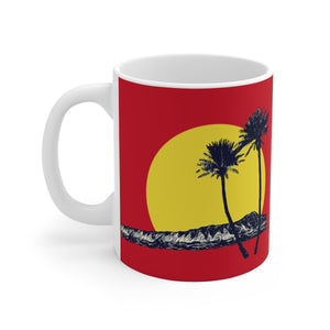 Diamond Head Palms Sunset_Crimson