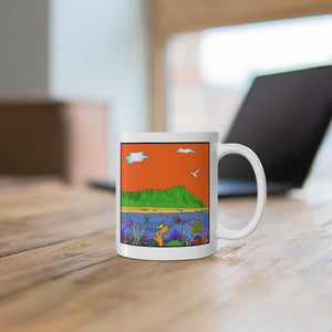 Diamond Head Ocean Life Mug