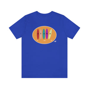 Unisex Tee: Aloha Boards_Encircled