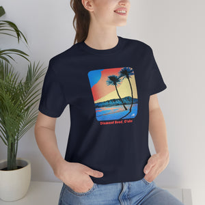 Unisex Tee: Diamond Head Palms Comic