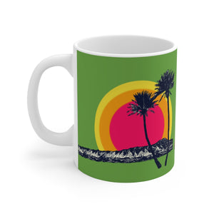 Diamond Head Palms Triple Sunset_Lime