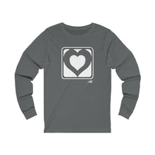 Load image into Gallery viewer, Unisex Long Sleeve Tee: Hearts_Front Print
