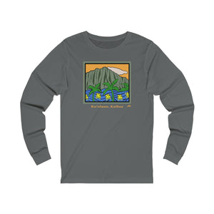 Unisex Long Sleeve Tee: Koolau Morning_Front Print