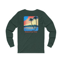 Load image into Gallery viewer, Unisex Long Sleeve Tee: DH Palms Comic_Front &amp; Back Print
