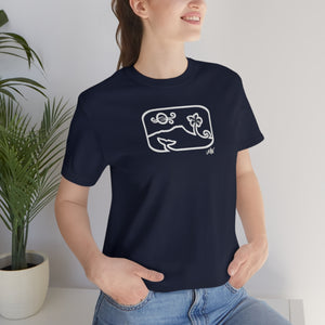 Unisex Tee: Diamond Head Dancing Whale