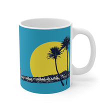 Load image into Gallery viewer, Diamond Head Palms Sunset_Torquiose
