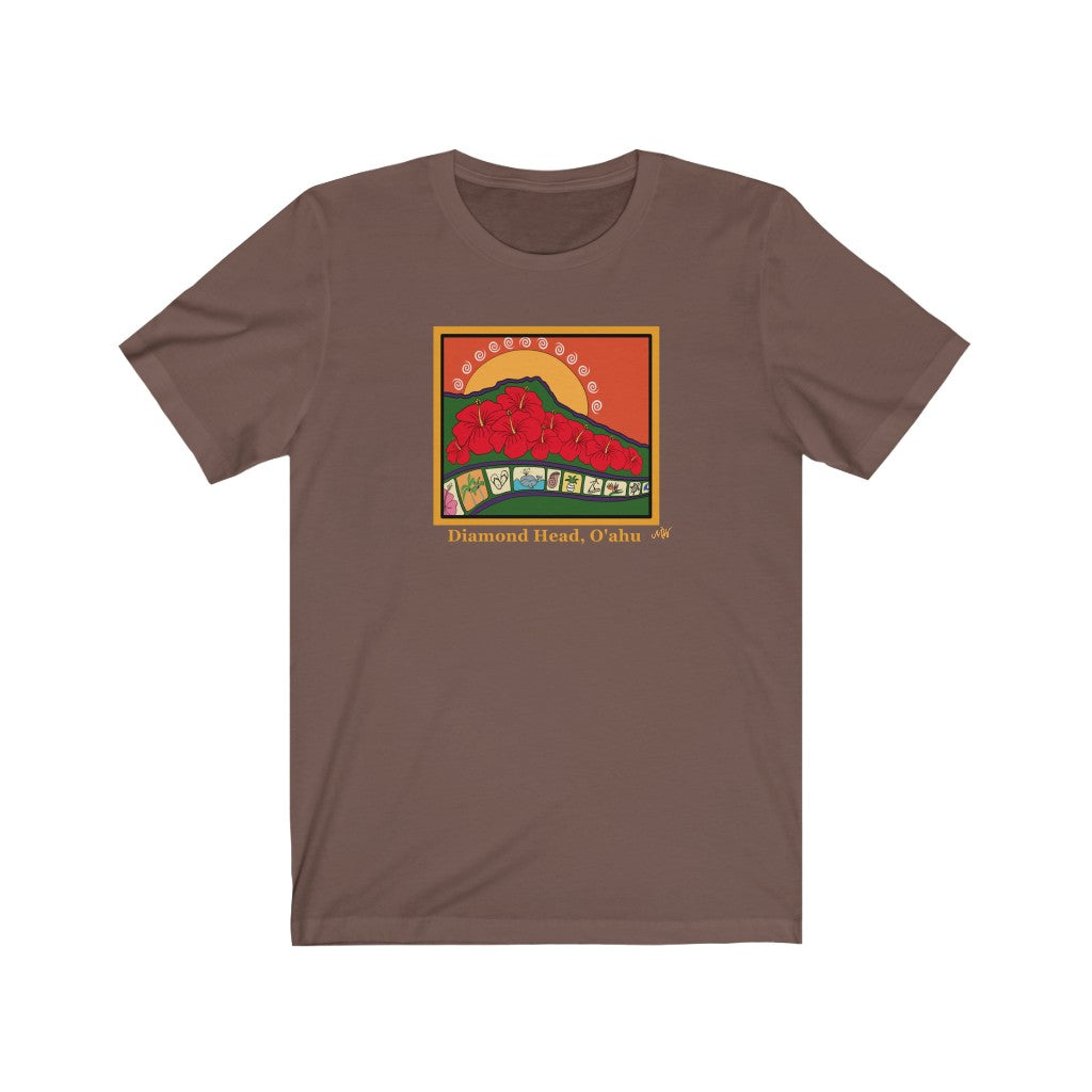 Unisex Tee: Diamond Head Sunrise