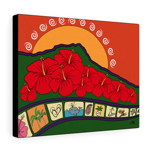 Diamond Head Sunrise on Canvas - 3 sizes