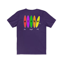 Load image into Gallery viewer, Unisex Tee: Aloha Boards_Back Print
