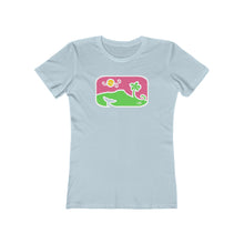 Load image into Gallery viewer, Women&#39;s Tee: Diamond Head Dancing Whale in Color
