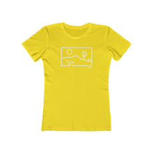 Load image into Gallery viewer, Women&#39;s Tee: Diamond Head Dancing Whale in Color
