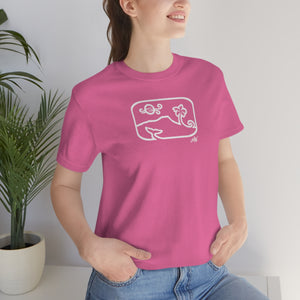 Unisex Tee: Diamond Head Dancing Whale