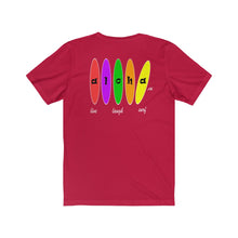 Load image into Gallery viewer, Unisex Tee: Aloha Boards_Back Print
