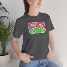 Load image into Gallery viewer, Unisex Tee: Diamond Head Dancing Whale in Color
