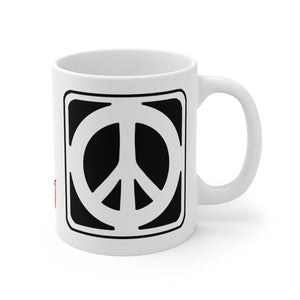 Peace Mug B&W