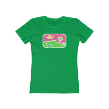 Load image into Gallery viewer, Women&#39;s Tee: Diamond Head Dancing Whale in Color
