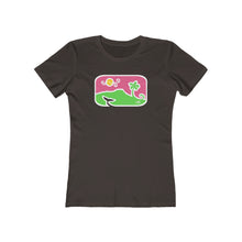 Load image into Gallery viewer, Women&#39;s Tee: Diamond Head Dancing Whale in Color
