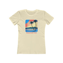 Load image into Gallery viewer, Women&#39;s Tee: Diamond Head Palms Comic
