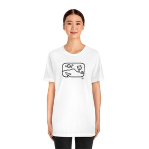 Unisex Tee: Diamond Head Dancing Whale