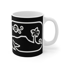 Load image into Gallery viewer, Diamond Head Dancing Whale Mug_Black
