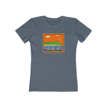 Load image into Gallery viewer, Women&#39;s Tee: Diamond Head Ocean Life
