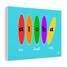 Load image into Gallery viewer, Aloha Boards on Canvas - 3 sizes
