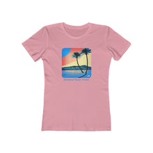 Load image into Gallery viewer, Women&#39;s Tee: Diamond Head Palms Comic
