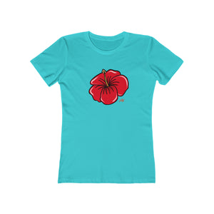 Women's Tee: Hibiscus