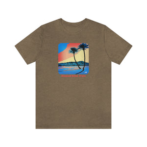 Unisex Tee: Diamond Head Palms Comic