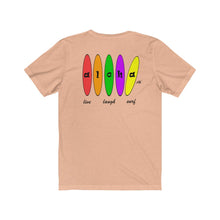 Load image into Gallery viewer, Unisex Tee: Aloha Boards_Back Print
